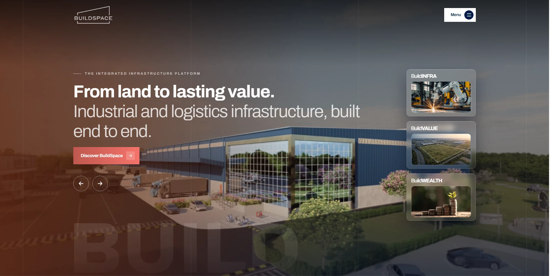 Buildspace — construction solutions website built by Ayaan Sayyed